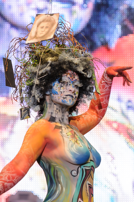 Body Art, Body Painting, Bodypainting, Brush and Sponge, Championships, Festival, Körperbemalung, Meisterschaft, Pinsel und Schwamm, Surrealism reshape your reality