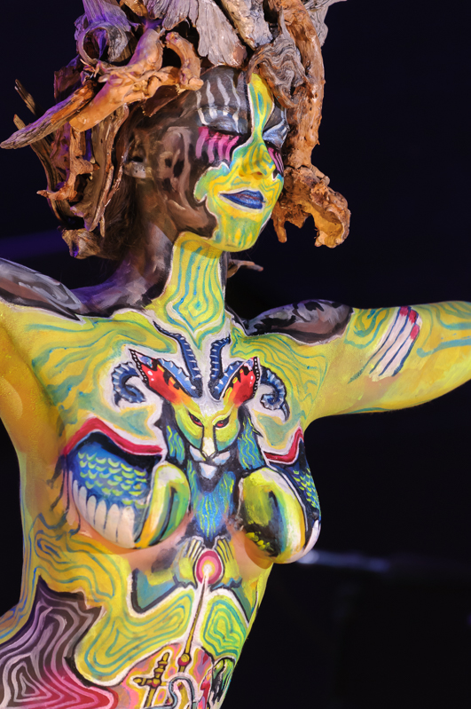 Body Art, Body Painting, Bodypainting, Brush and Sponge, Championships, Festival, Körperbemalung, Meisterschaft, Pinsel und Schwamm, Surrealism reshape your reality