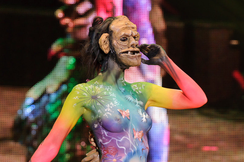 Body Art, Body Painting, Bodypainting, Brush and Sponge, Championships, Festival, Körperbemalung, Meisterschaft, Pinsel und Schwamm, Surrealism reshape your reality