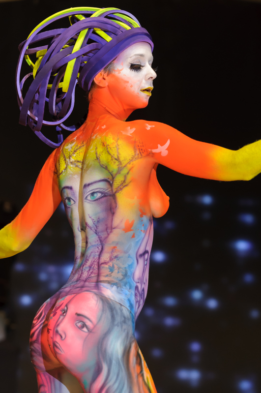 Body Art, Body Painting, Bodypainting, Brush and Sponge, Championships, Festival, Körperbemalung, Meisterschaft, Pinsel und Schwamm, Surrealism reshape your reality