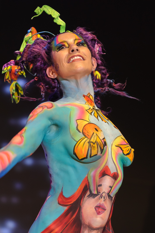 Body Art, Body Painting, Bodypainting, Brush and Sponge, Championships, Festival, Körperbemalung, Meisterschaft, Pinsel und Schwamm, Surrealism reshape your reality