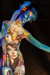 Body Art, Body Painting, Bodypainting, Brush and Sponge, Championships, Festival, Körperbemalung, Meisterschaft, Pinsel und Schwamm, Surrealism reshape your reality