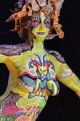 Body Art, Body Painting, Bodypainting, Brush and Sponge, Championships, Festival, Körperbemalung, Meisterschaft, Pinsel und Schwamm, Surrealism reshape your reality