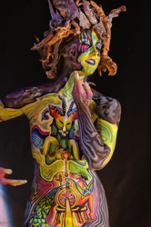 Body Art, Body Painting, Bodypainting, Brush and Sponge, Championships, Festival, Körperbemalung, Meisterschaft, Pinsel und Schwamm, Surrealism reshape your reality