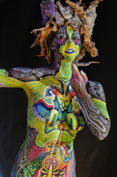 Body Art, Body Painting, Bodypainting, Brush and Sponge, Championships, Festival, Körperbemalung, Meisterschaft, Pinsel und Schwamm, Surrealism reshape your reality