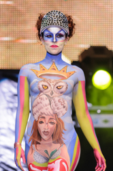 Body Art, Body Painting, Bodypainting, Brush and Sponge, Championships, Festival, Körperbemalung, Meisterschaft, Pinsel und Schwamm, Surrealism reshape your reality