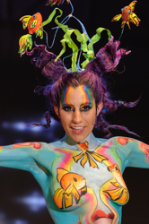 Body Art, Body Painting, Bodypainting, Brush and Sponge, Championships, Festival, Körperbemalung, Meisterschaft, Pinsel und Schwamm, Surrealism reshape your reality