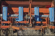 Junk Yard ART, The strong and contrasting colors of the Sky and these abandoned objects inspired me to select this place for a fun afternoon shooting pictures. , Alamosa, United States of America, Junk Yard